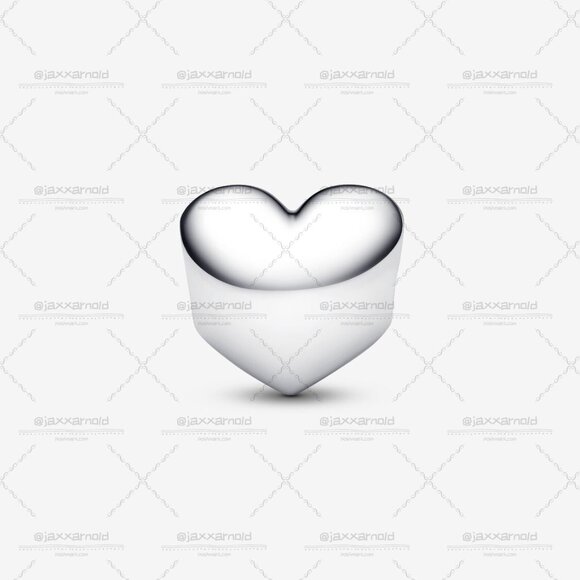 Pandora Engravable True Red Stone Heart Charm - Picture 2 of 6